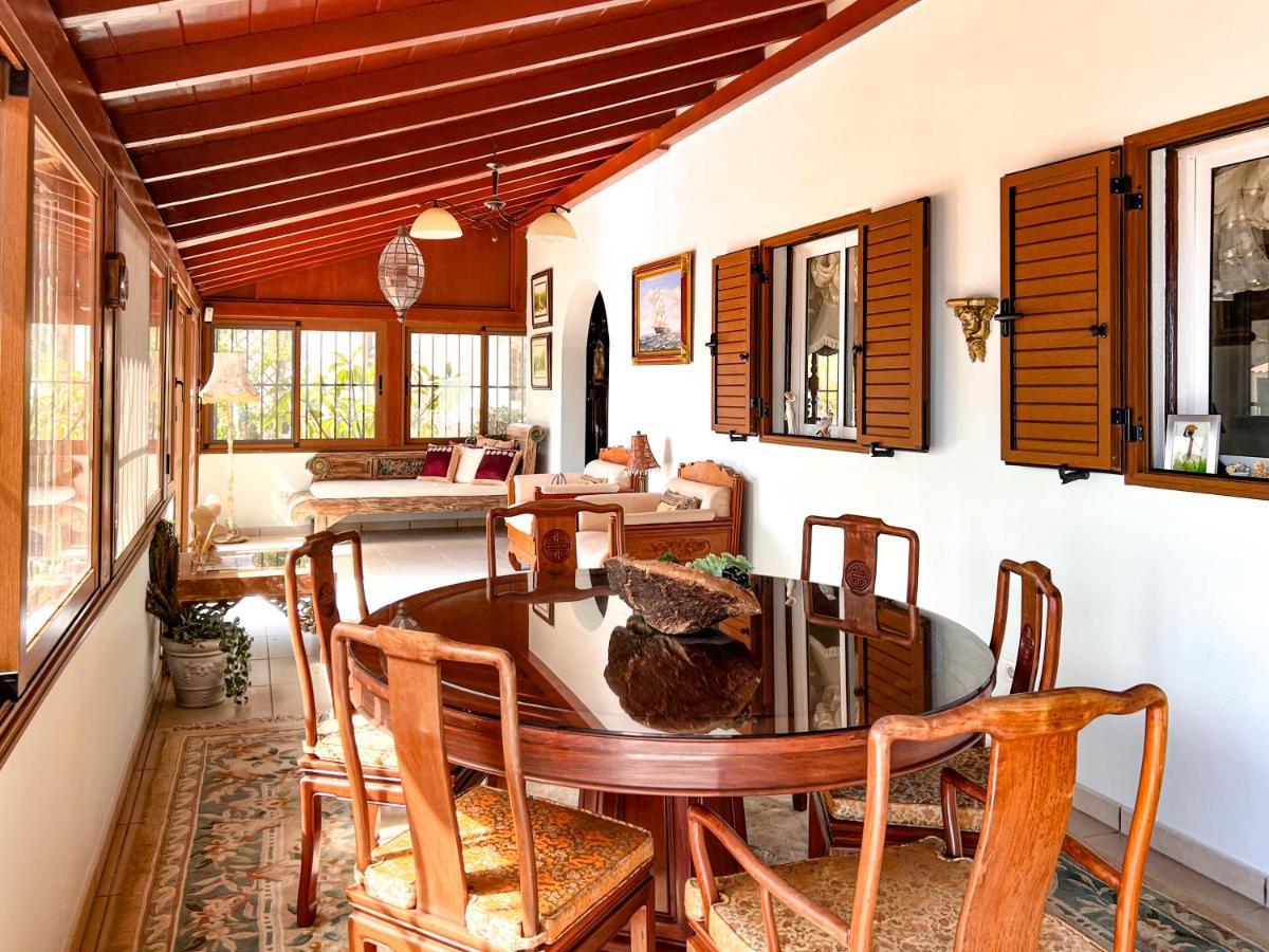 Arico Viejo Exquisite Rural House With Garden, Pool And Sea Views 빌라 외부 사진