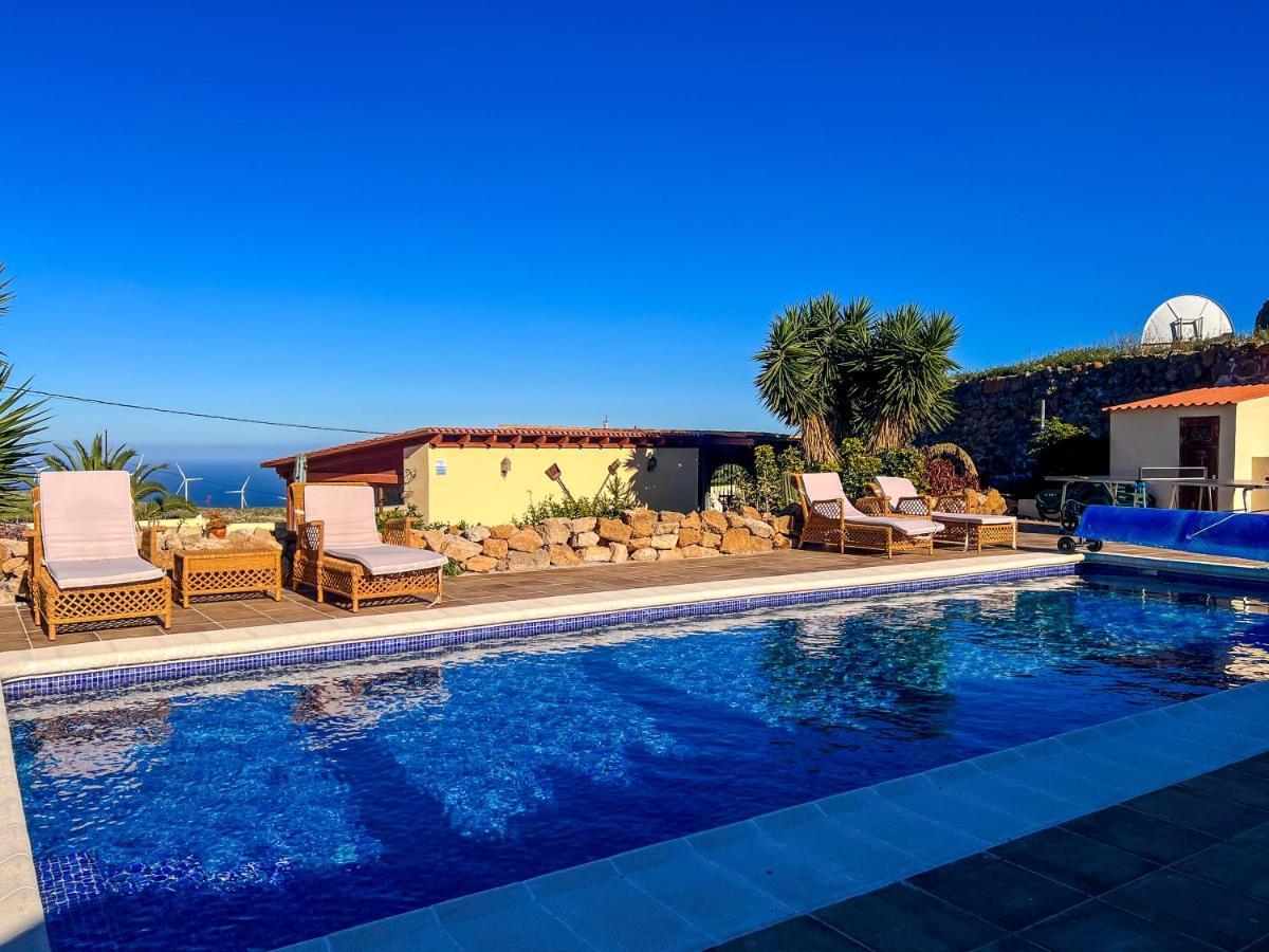 Arico Viejo Exquisite Rural House With Garden, Pool And Sea Views 빌라 외부 사진